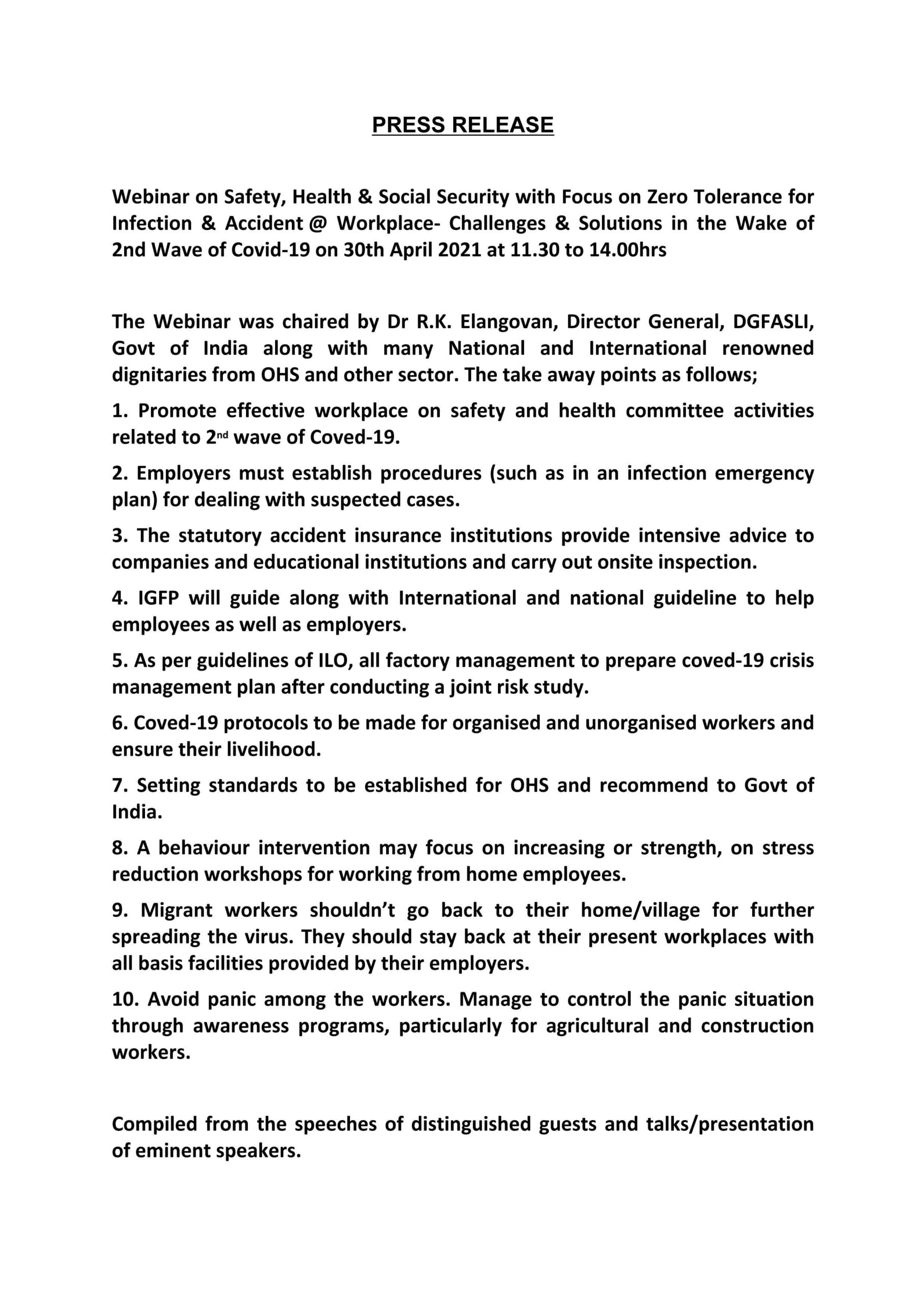 press releases
